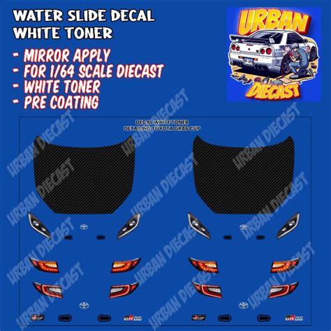 Jual Hot Wheels Toyota Gr86 Cup Detailing Decal White Toner Shopee Indonesia