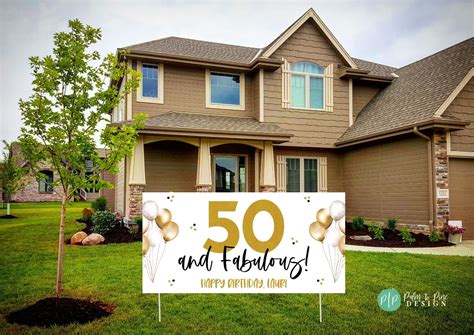 50th birthday banner for women – Palm to Pine Design