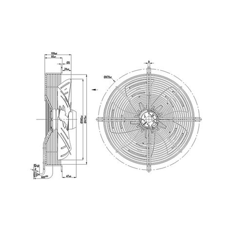 Ventilateur hélicoïde S4D400 AP12 03 Ebmpapst MVI