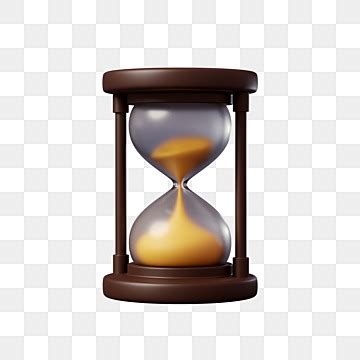 Deadline Clock Clipart Png Images D Icon Of Vintage Sand Clock Time