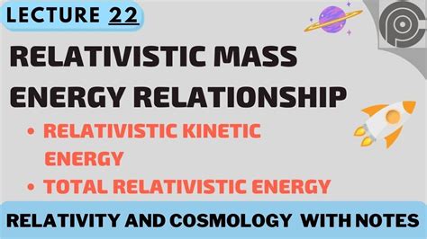 Relativistic Mass Energy Relationship Relativistic Kinetic Energy The Total Relativistic