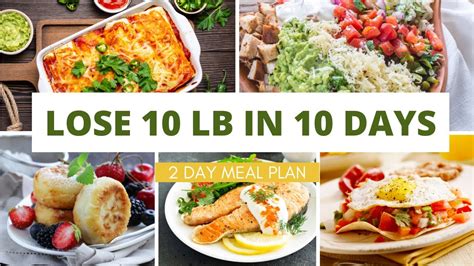 How To Lose Weight Fast 10 Pounds In 10 Days 2 Day Dietmeal Plan Youtube