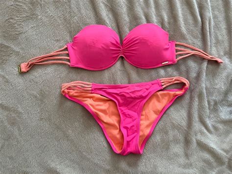 Bikini Neon Pink Und Orange Kaufen Auf Ricardo