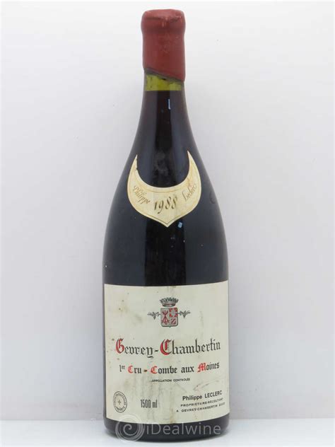 Acheter Gevrey Chambertin Er Cru La Combe Aux Moines Domaine Philippe