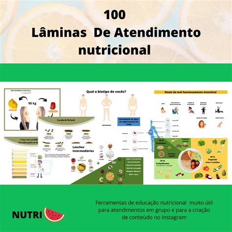 lâminas de nutrição Ana Karine Hotmart