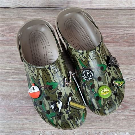 Crocs Shoes New Crocs X Luke Combs Classic Camo Clogs Mens Size