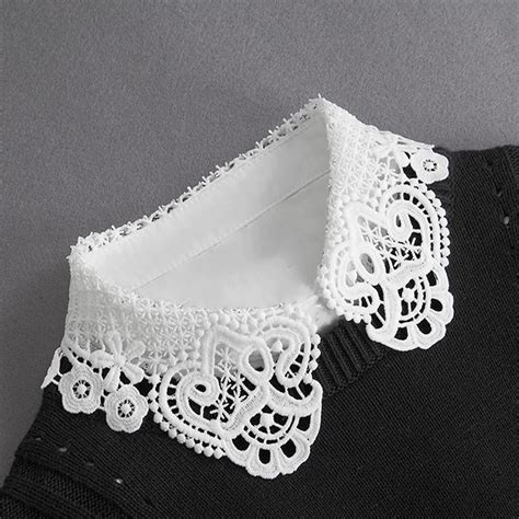 Stylish Dresses For Girls Faux Col False Collar Crochet Cushion