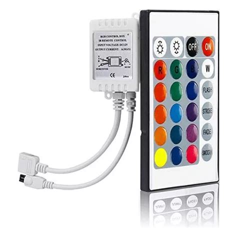 Controladora Tira Led Rgb Control Remoto Ir Botones