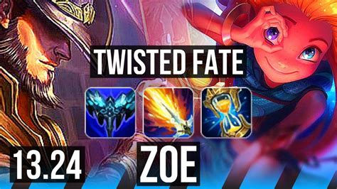 TF Vs ZOE MID 7 1 13 600 Games Godlike EUW Master 13 24