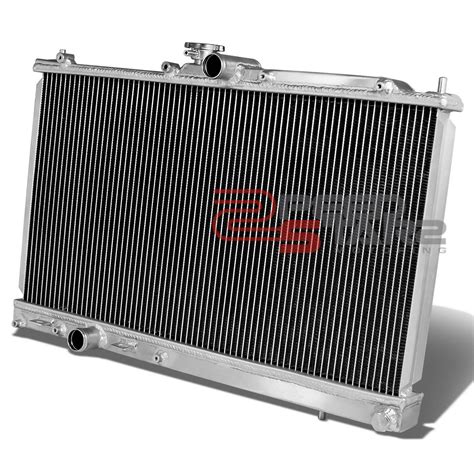 2 Row Aluminum Racing Radiator For 2003 2008 Lancer Evolution Evo 89 Viiiix Mt Ebay