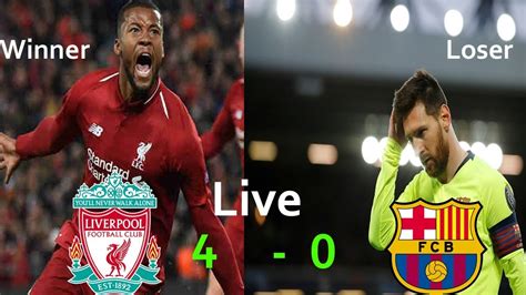 Liverpool V Barcelona Champions League Semi Final Top U Youtube