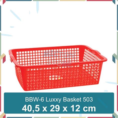 Jual MICTON Lion Star Basic Home BBW 6 Luxxy Basket 503 Keranjang Plastik Shopee Indonesia