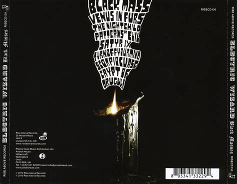 'Black Masses' - complete content of CD booklet : r/electricwizard