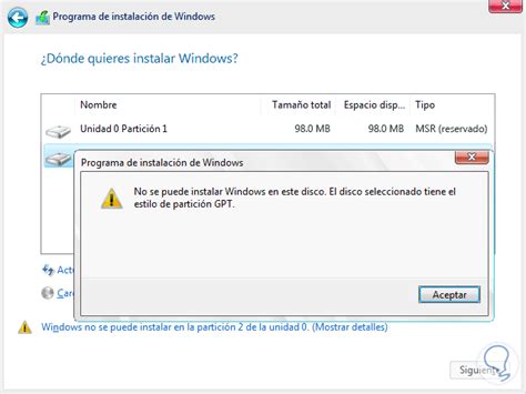 No Se Puede Instalar Windows En Este Disco Gpt O Mbr Solucion Windows