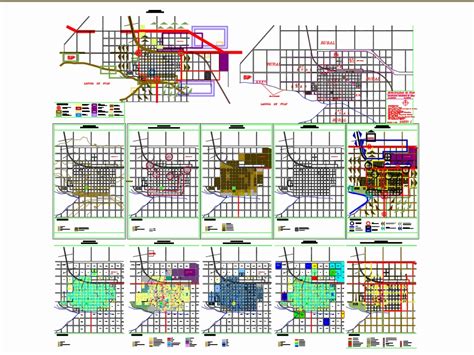 Bebauungsplan in PDF | Kostenlos CAD herunterladen (3.09 MB) | Bibliocad 