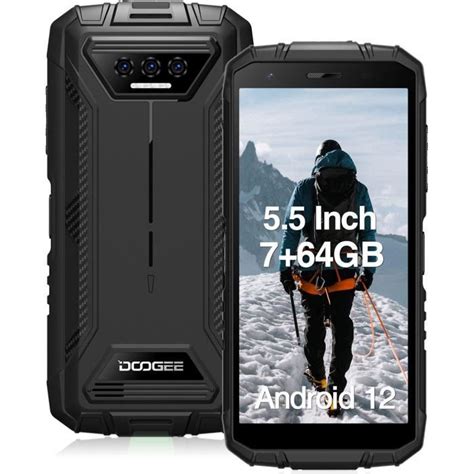 Telephone Portable Incassable Doogee S Pro Android Go Mah