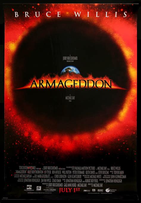 Armageddon (1998) Original One-Sheet Movie Poster - Original Film Art ...