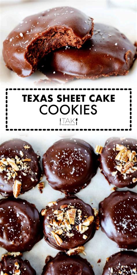 Texas Sheet Cake Cookies With Fudgy Icing The Anthony Kitchen