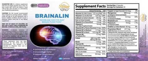 Brainalin - 60 Capsules - My Stellar Lifestyle