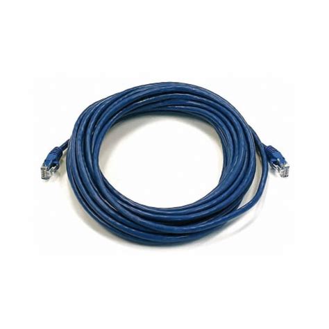 Monoprice Patch Cord Cat E Booted Blue Ft Kroger