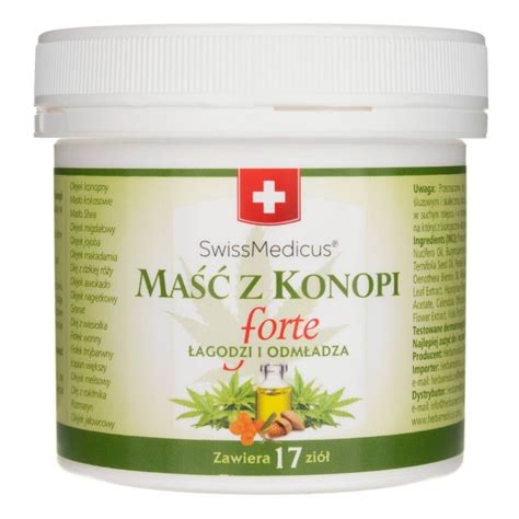 Herbamedicus Maść z konopi FORTE 125 ml | Medpak