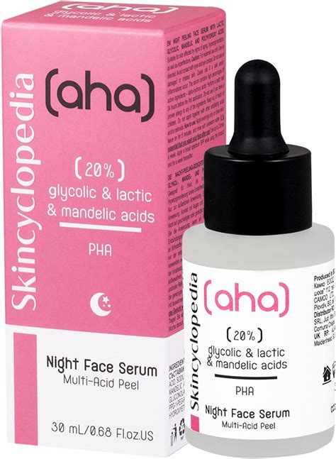 Skincyclopedia Aha Exfoliating Night Serum With Lactic Glycolic