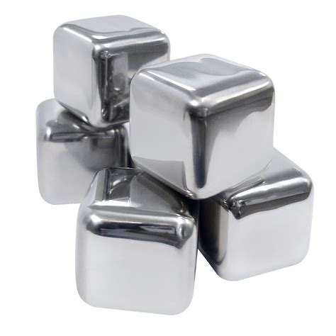 Stainless Steel Ice Cubes // Set of 6 - Epicureanist - Touch of Modern