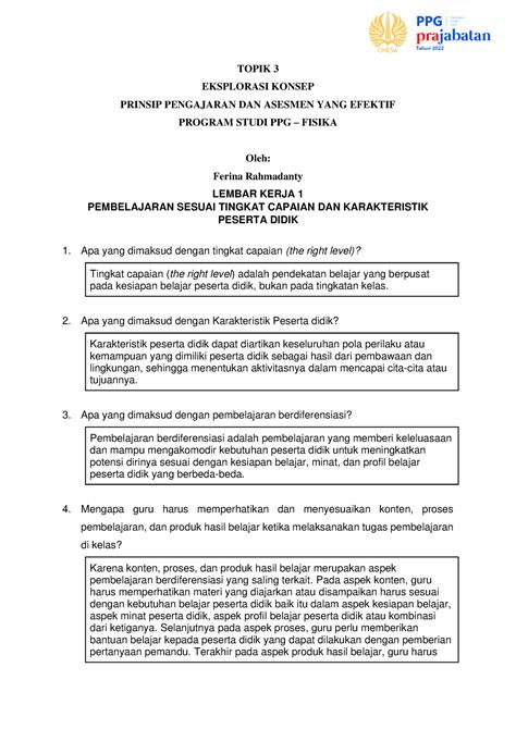 LK 4 Topik 3 Ferina Rahmadanty TOPIK 3 EKSPLORASI KONSEP PRINSIP