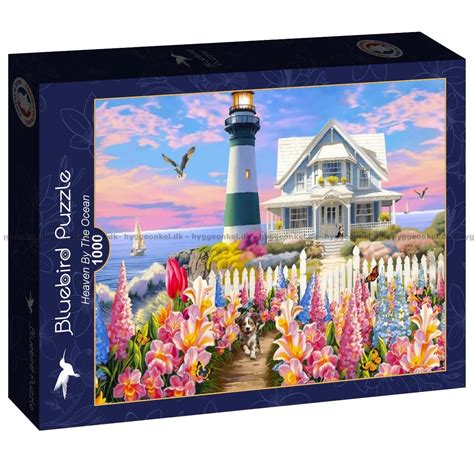 Huset Ved Havet Brikker Puslespil Bluebird Puzzle