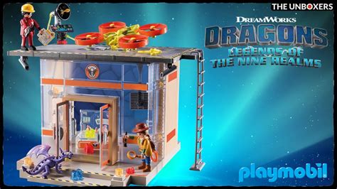 Dreamworks Dragons Nine Realms Icaris Lab Playset By Playmobil Youtube