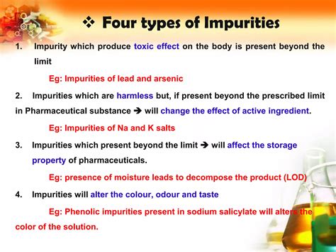 Sources Of Impurities 11