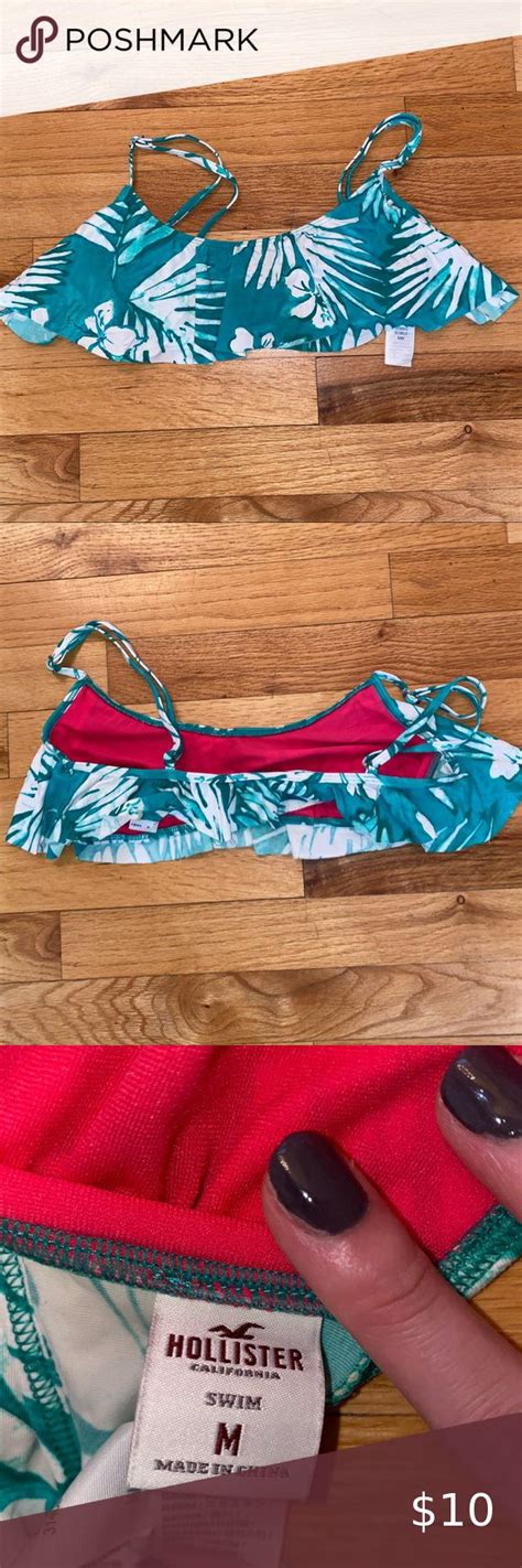 Flounce Bikini Top Super Cute Flounce Bikini Top Size Is Medium But