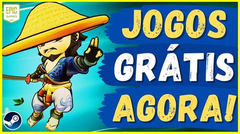 EITA JOGO GRÁTIS SURPRESA na EPIC e MAIS 2 JOGOS de GRAÇA na STEAM