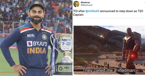 Twitter Erupts In Shock As Virat Kohli Decides To Step Down As Indias