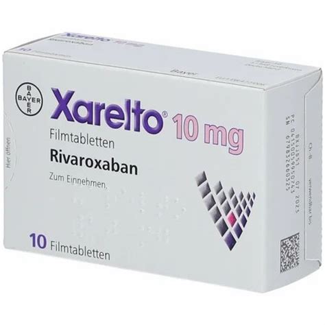 Xarelto 10mg Tablet At Best Price In Nagpur By Ad Pharmaceuticals