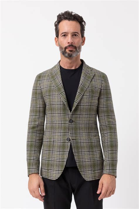 Check Jacket For Man Tagliatore F W Rione Fontana