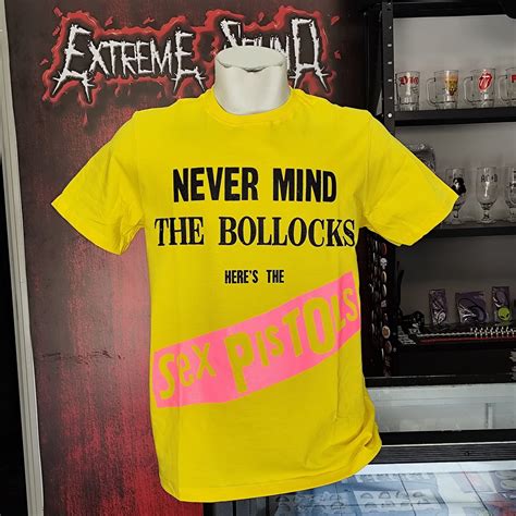 Camiseta Amarela Sex Pistols Never Mind The Bollocks Brutal Wear