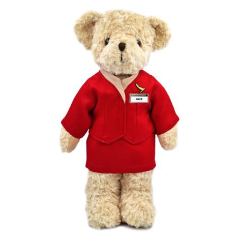 Cathay Pacific Female Cabin Crew Teddy Bear FourBearsShop