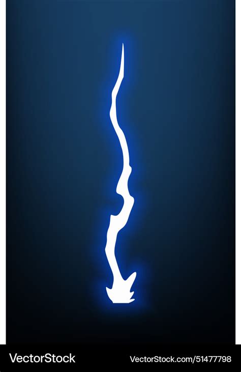 Lightning animation with sparks electricity Vector Image