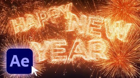 Happy New Year After Effects Template New Year Text Animation