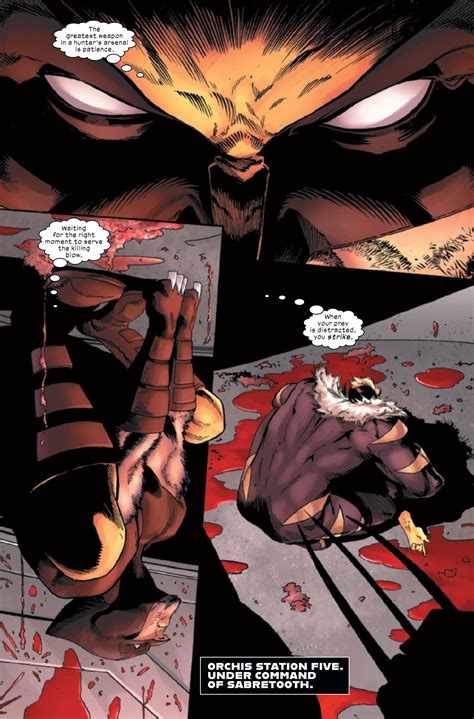 EXCLUSIVE See The Sabretooth War Begin In Next Week S Wolverine