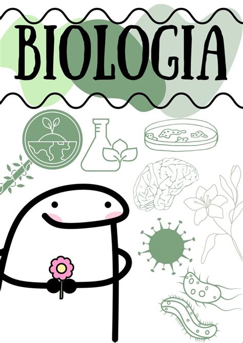 Capa De Biologia School Book Covers Book Cover Template School