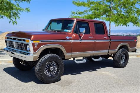 Cummins Powered 1977 Ford F 250 Crew Cab 4x4 For Sale On Bat Auctions