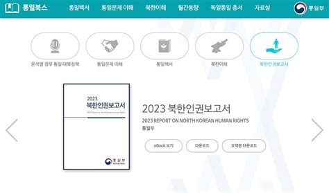 ‘2023 북한인권보고서 공개 발간“정부의 첫 공개 보고서”