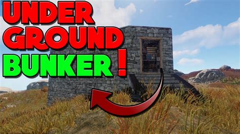 Rust Official Underground Bunker Base Design 3x2 Best Base For