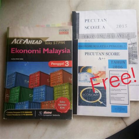 Oxfard Fajar STPM Textbook Reference Book Sem 3 Penggal 3 Ekonomi