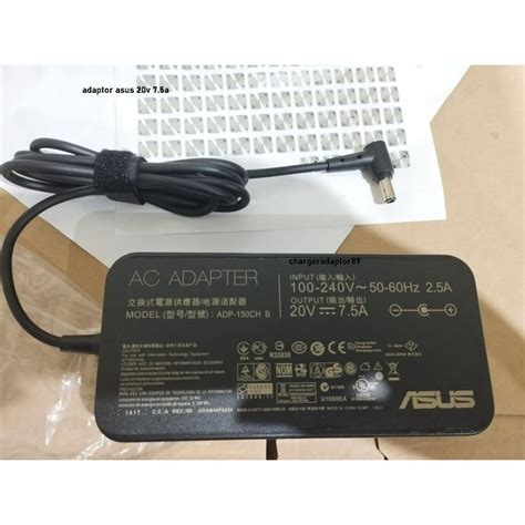 Jual Adaptor Charger Laptop Asus ROG G531 G531G G531GT 20V 7 5A 150W