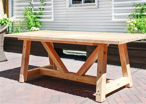 Our Diy Patio Table Part I Yellow Brick Home