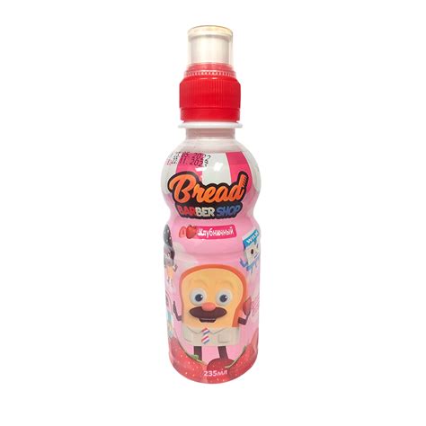 BREAD BARBERSHOP FLAVORED DRINK 235ML STRAWBERRY 24 PCS CASE