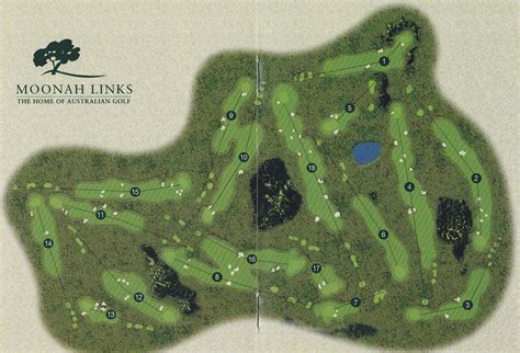 Moonah Links Open Course Map - Aussie Golf Quest